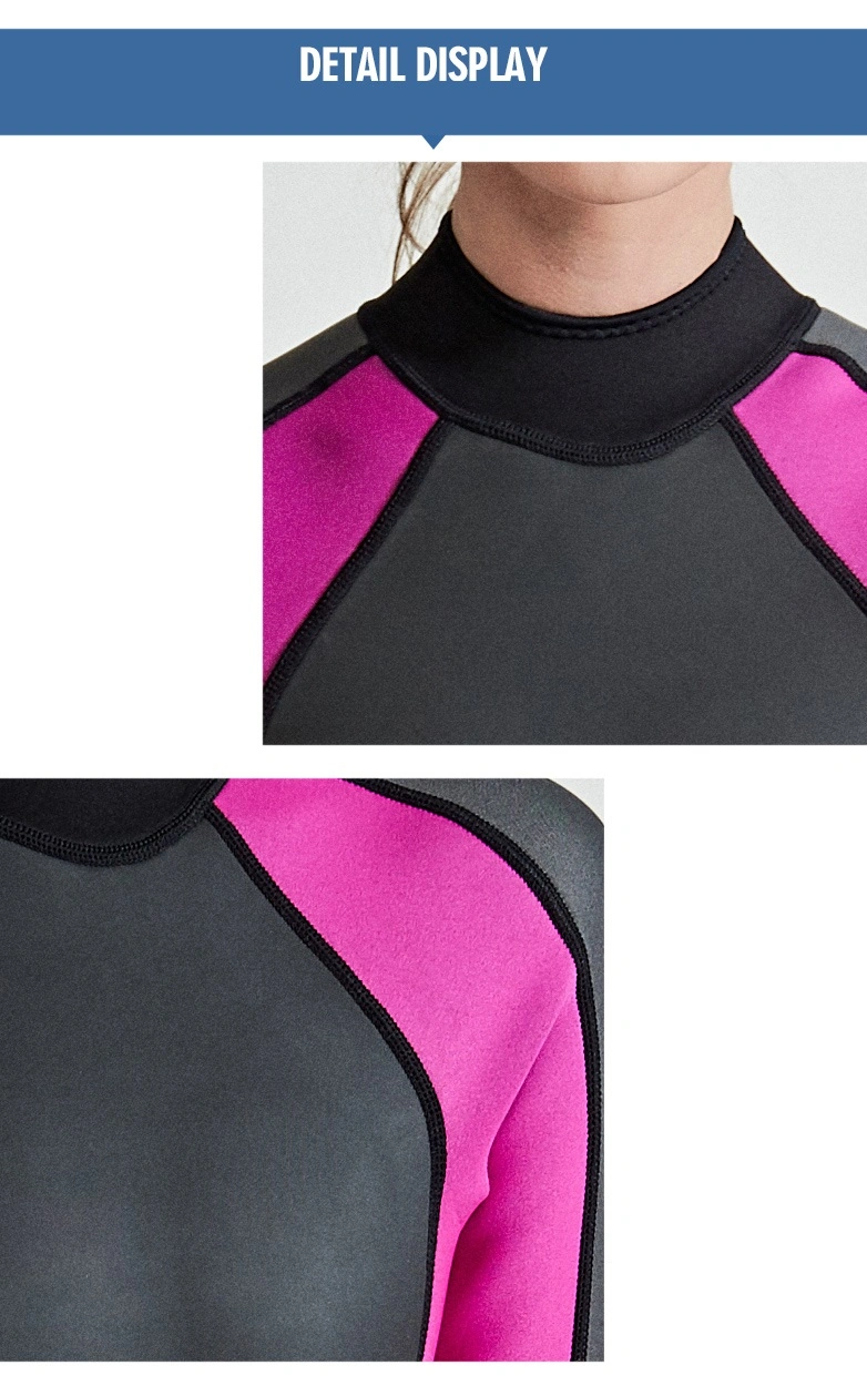 Women′s 3mm Diving Snorkeling & Wetsuit in Premium High Stretch Neoprene Fabric