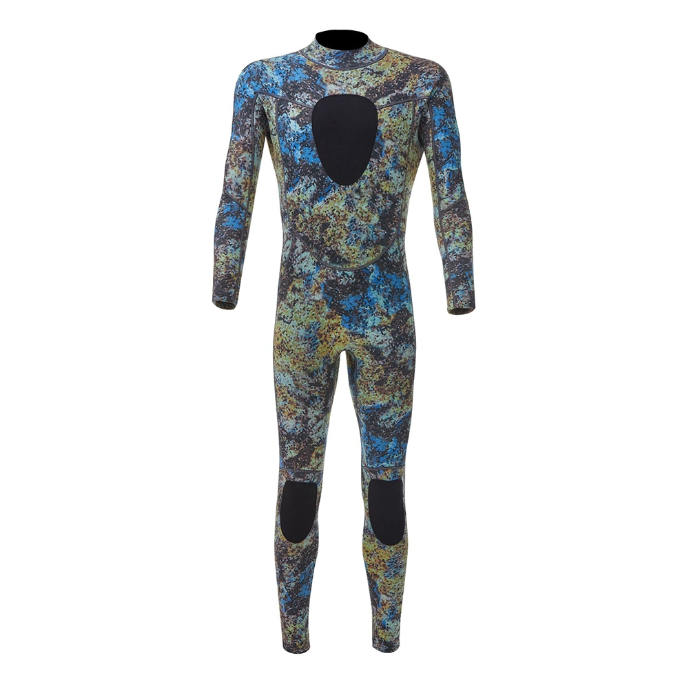 Spearfishing Wetsuits for Men′s, 1.5mm Neoprene Camo Full Body One Piece Diving Suits Wyz19065